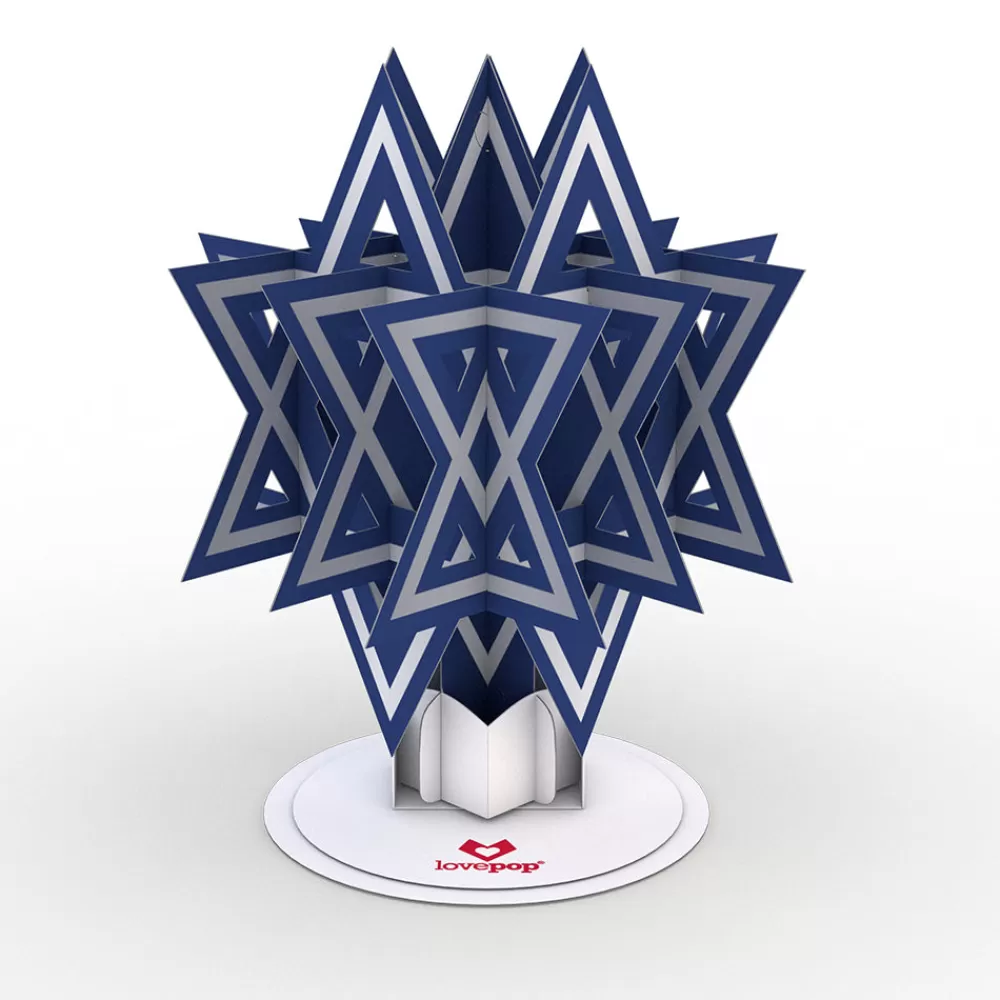 Lovepop Pop-Up Stickers | Hanukkah 12/14 | Stickerpop™: Star of David (1-Pack)