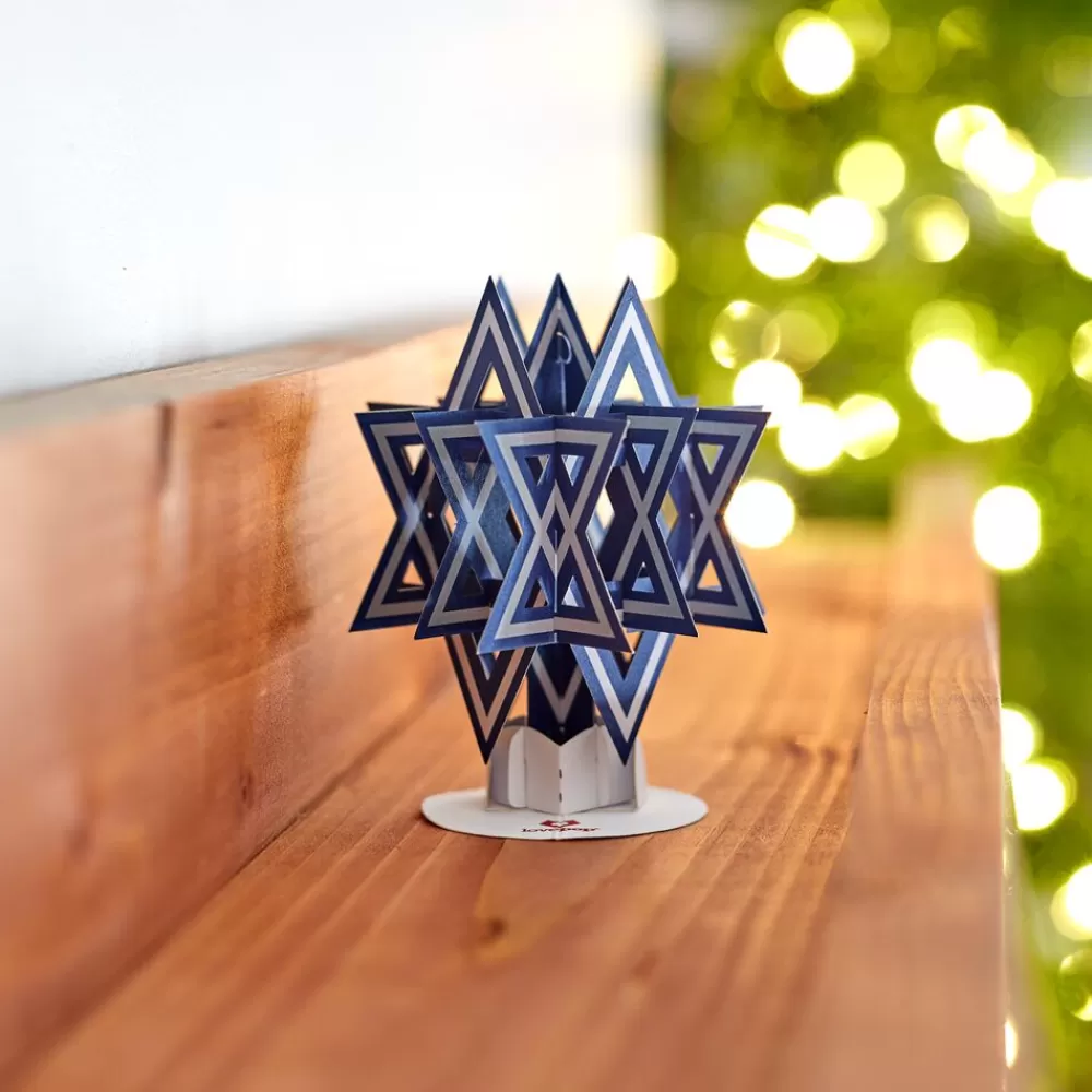 Lovepop Pop-Up Stickers | Hanukkah 12/14 | Stickerpop™: Star of David (5-Pack)