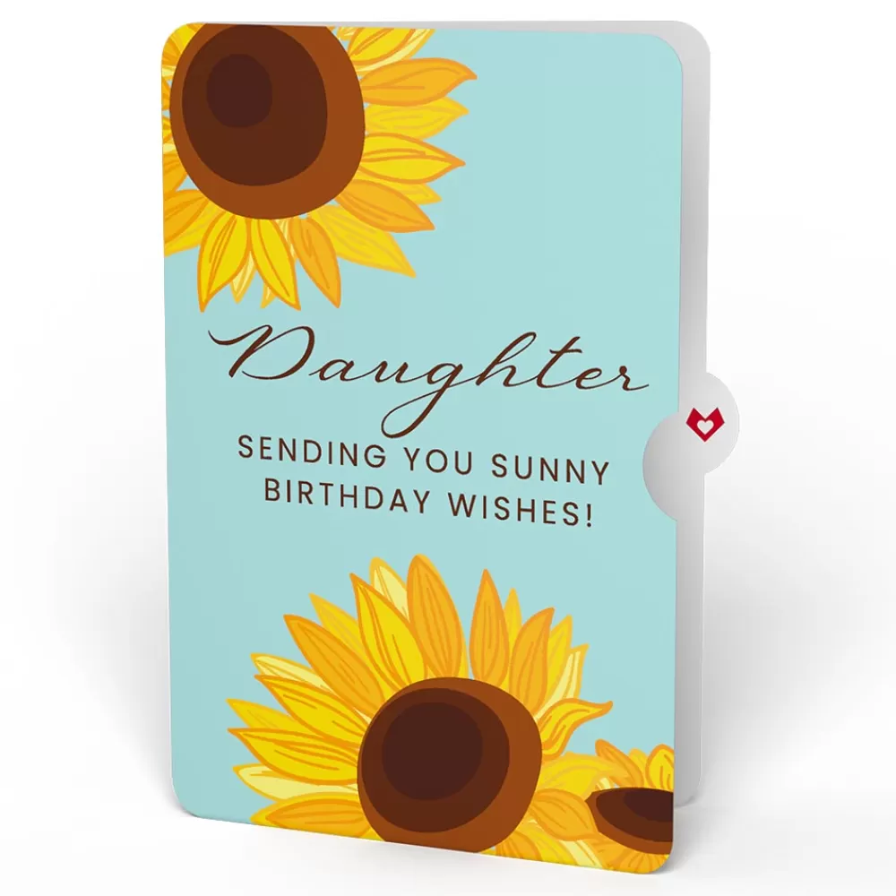 Lovepop Birthday | Sunflower Birthday Pop-Up Card and Sentiment Set for Daughter