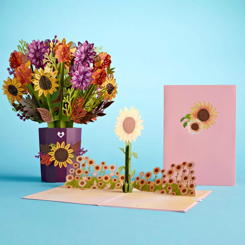 Lovepop Pop-Up Bouquets | Card & Gift Bundles | Sunflower Bundle