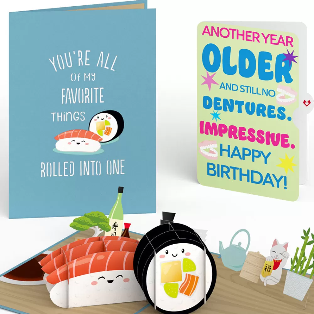 Lovepop Birthday | Sushi Birthday Pop-Up Card and Sentiment Set