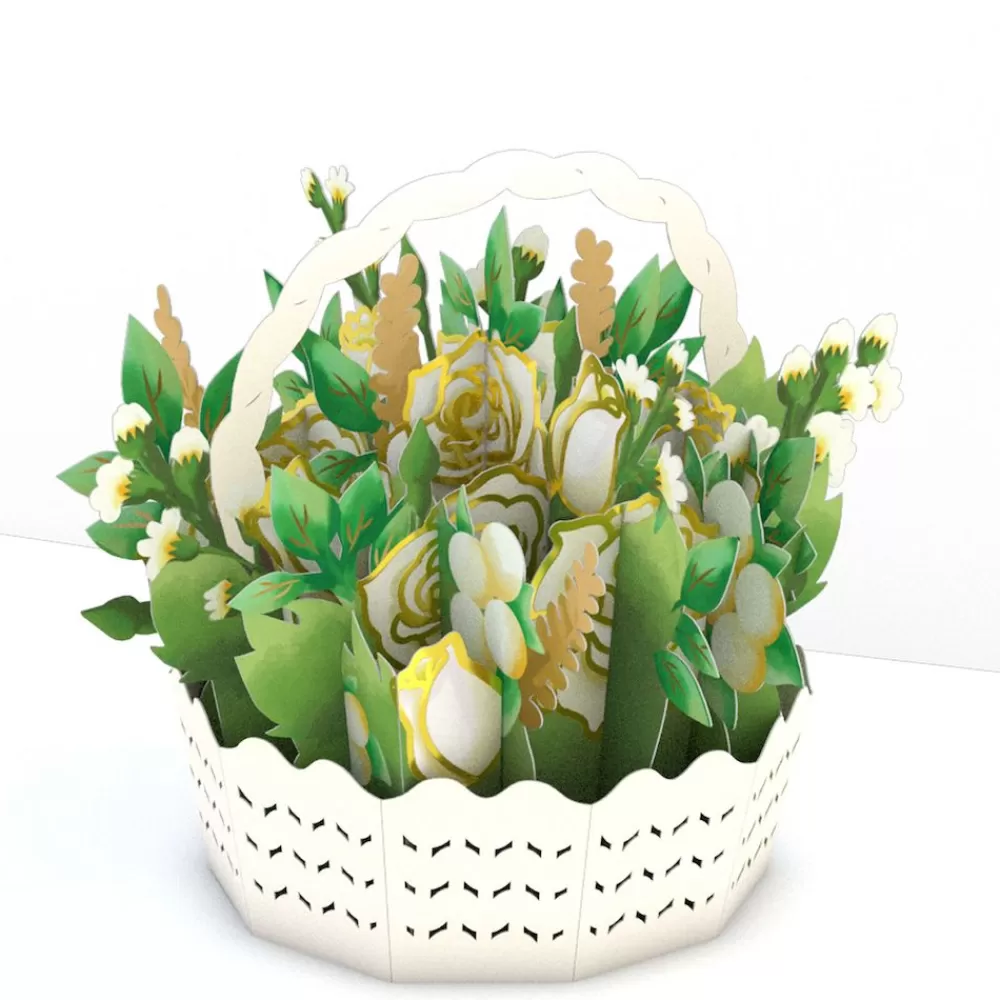 Lovepop Sympathy | Sympathy Flower Basket: Paperpop® Card