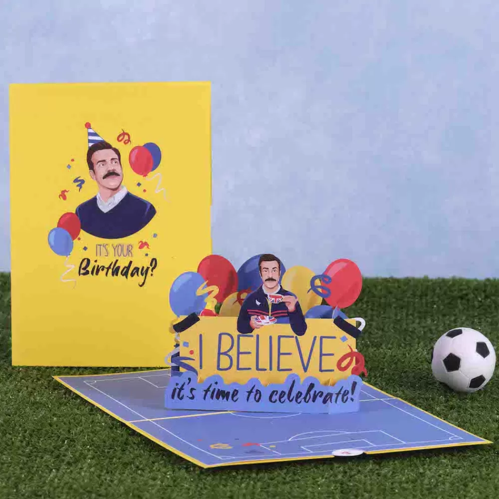 Lovepop Birthday | Him | Ted Lasso I Believe Birthday Pop-Up Card