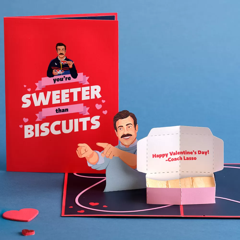 Lovepop Valentine'S Day 2/14 | Ted Lasso | Ted Lasso Sweeter Than Biscuits Pop-Up Card