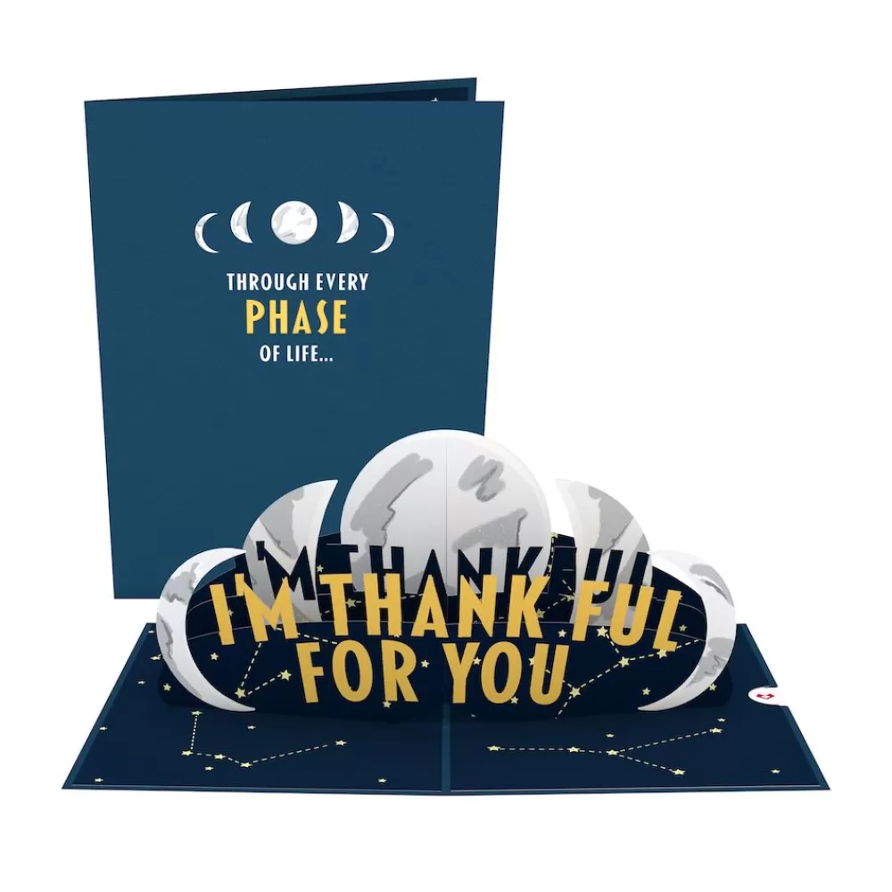 Lovepop Thank You | Thank You Moon Phases Pop-Up Card