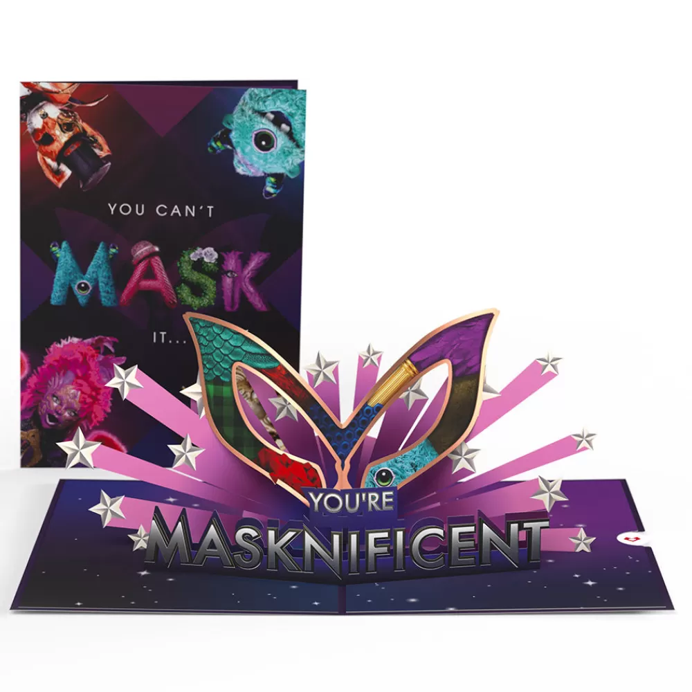 Lovepop Congratulations | Just Because | The Masked Singer™ You’re Masknificent Pop-Up Card