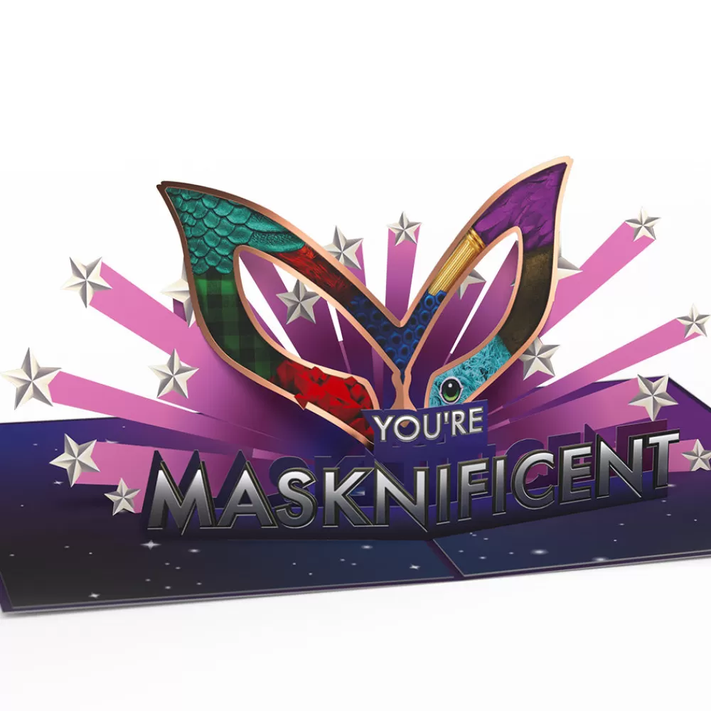 Lovepop Congratulations | Just Because | The Masked Singer™ You’re Masknificent Pop-Up Card