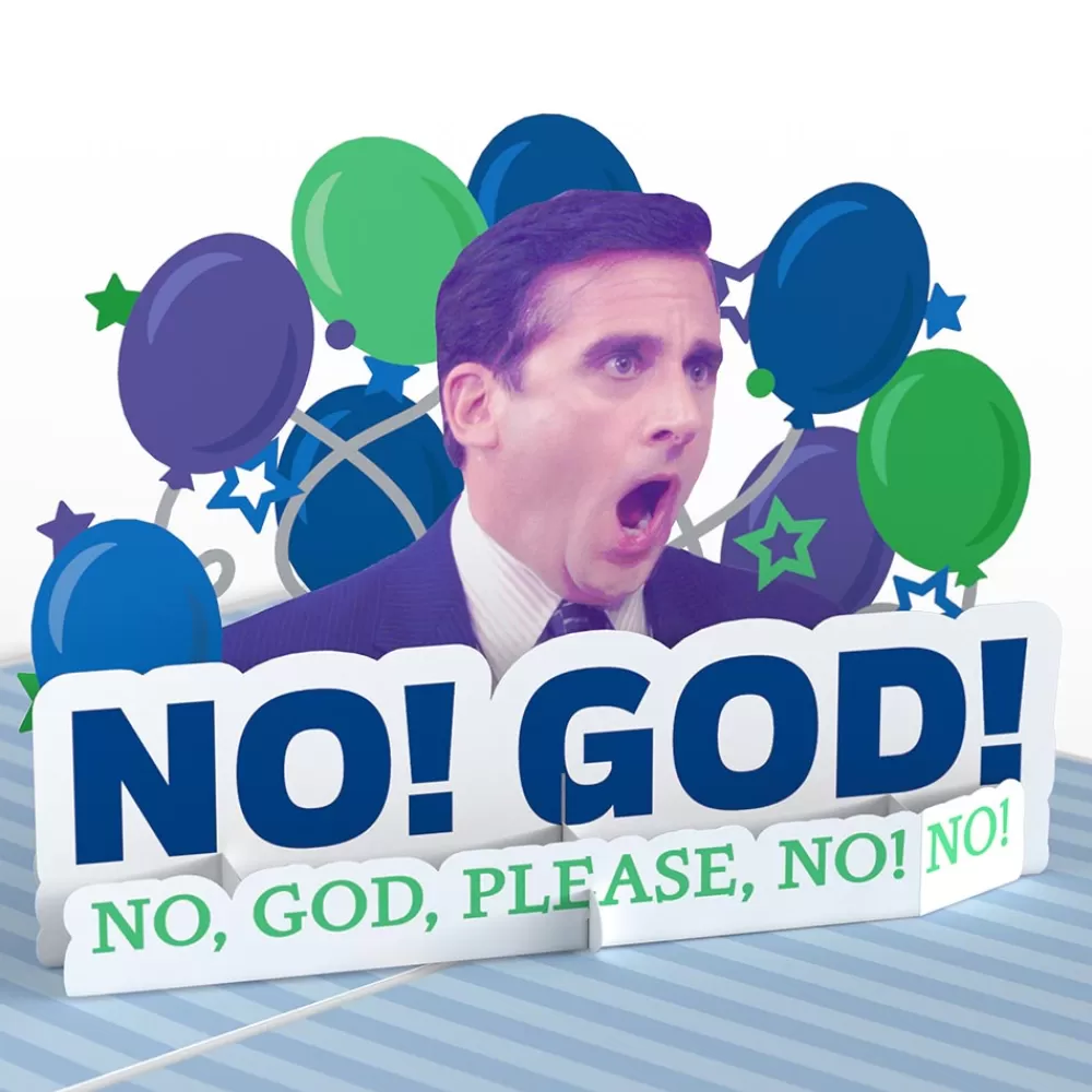 Lovepop Birthday | The Office | The Office No! God! Birthday Pop-Up Card