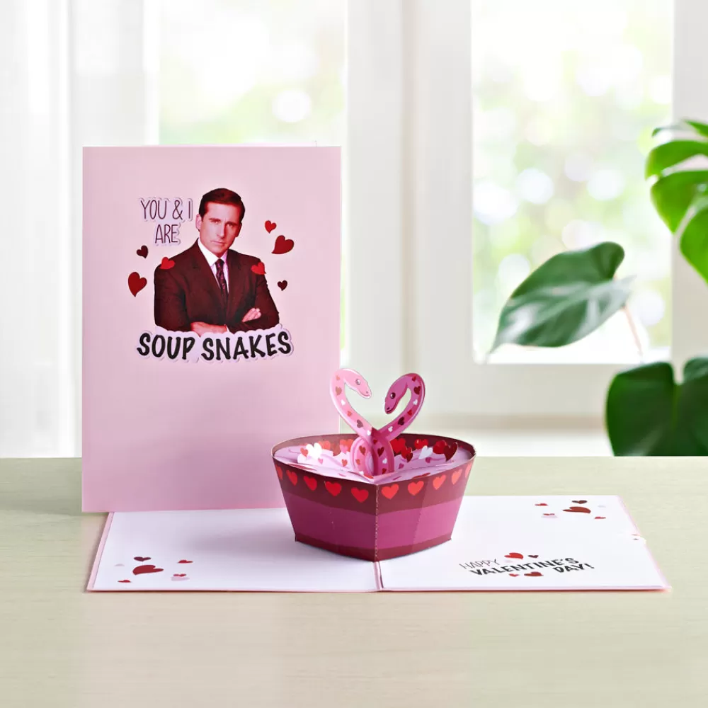 Lovepop Valentine'S Day 2/14 | The Office | The Office Soup Snakes Pop-Up Card