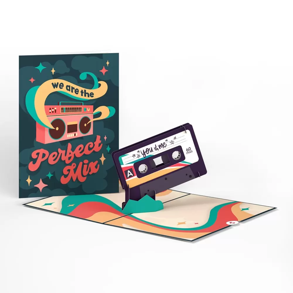 Lovepop Greeting Cards | Anniversary | The Perfect Mixtape Pop-Up Card