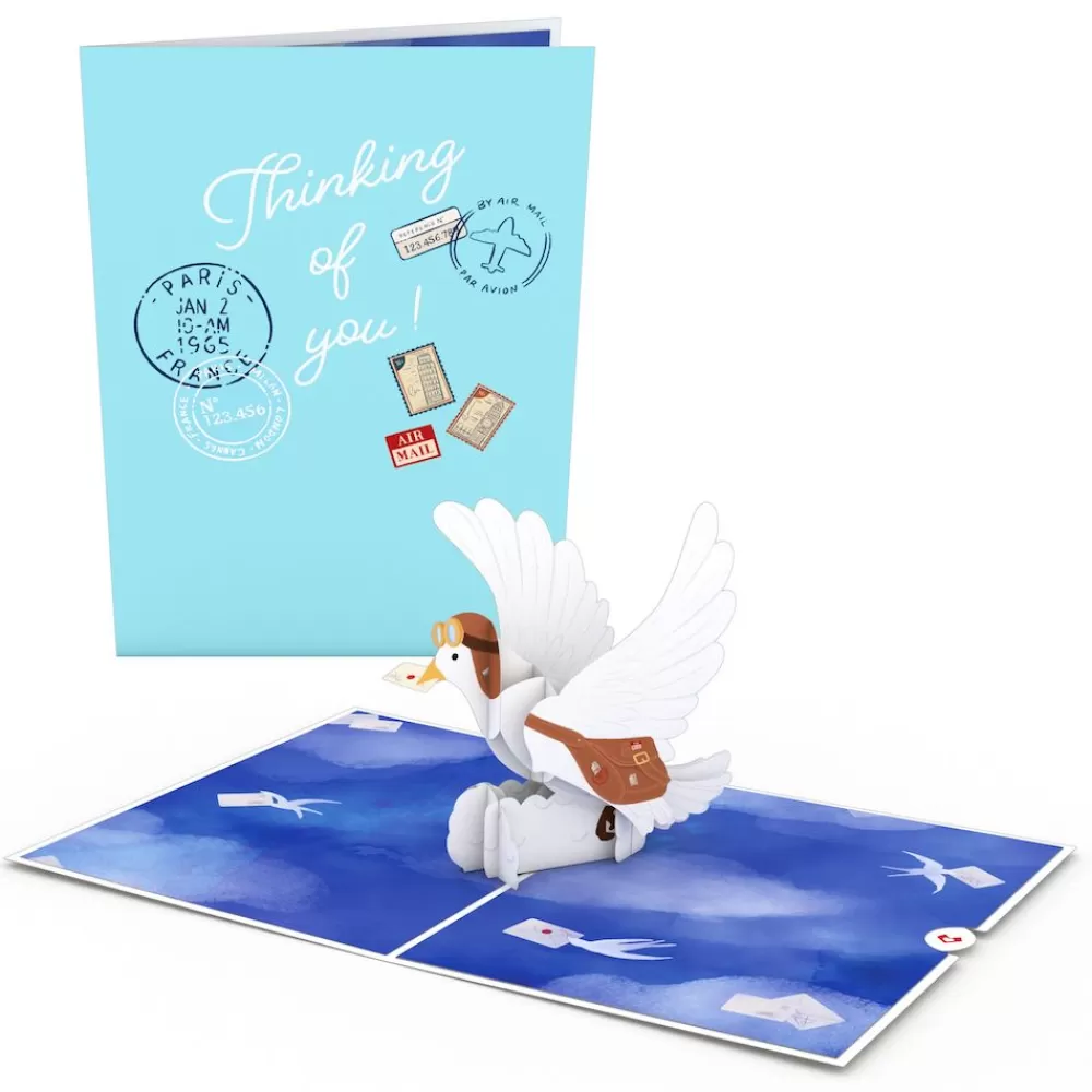 Lovepop Greeting Cards | Just Because | Thinking of You Messenger Bird Pop-Up Card