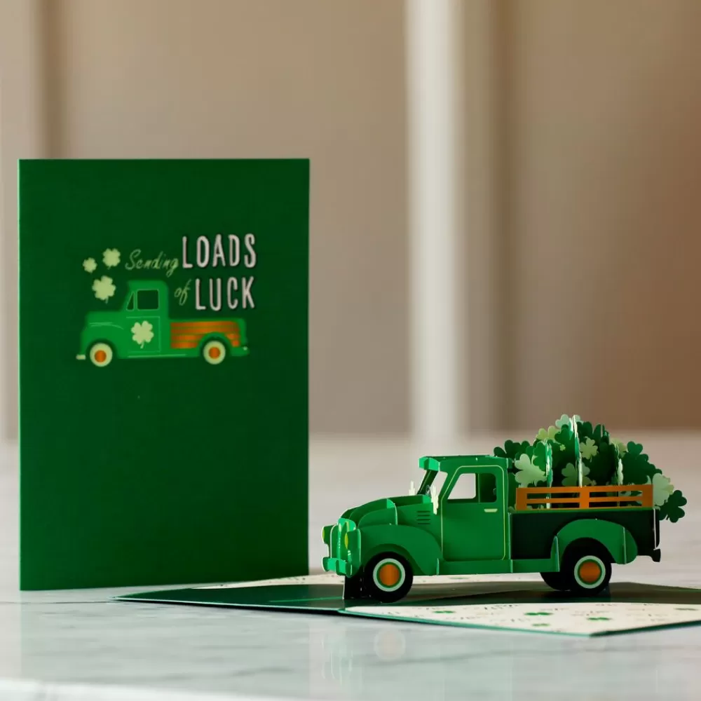 Lovepop St. Patrick'S Day 3/17 | Truckloads of Luck Pop-Up Card