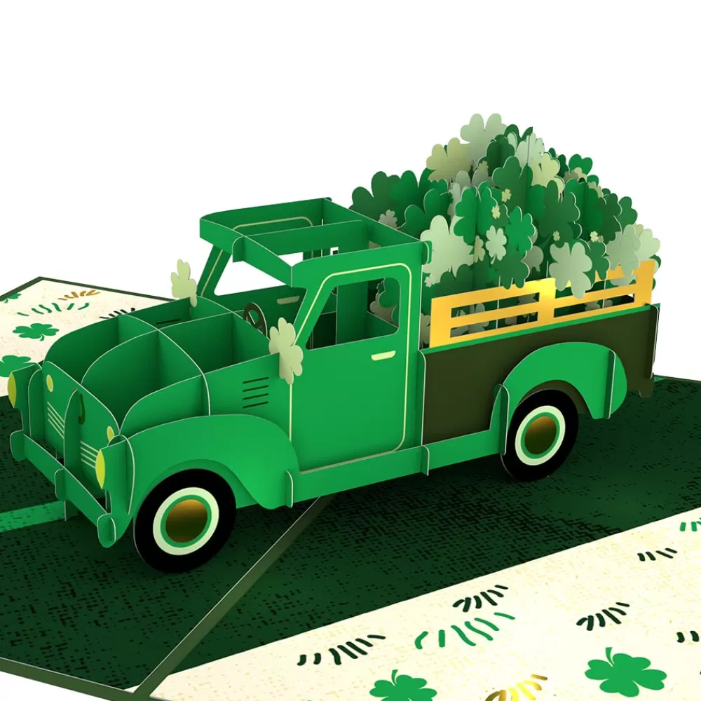 Lovepop St. Patrick'S Day 3/17 | Truckloads of Luck Pop-Up Card