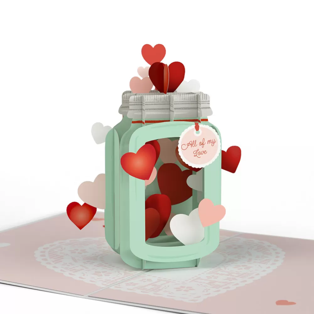 Lovepop Greeting Cards | Valentine'S Day 2/14 | Valentine's Day Love Jar Pop-Up Card