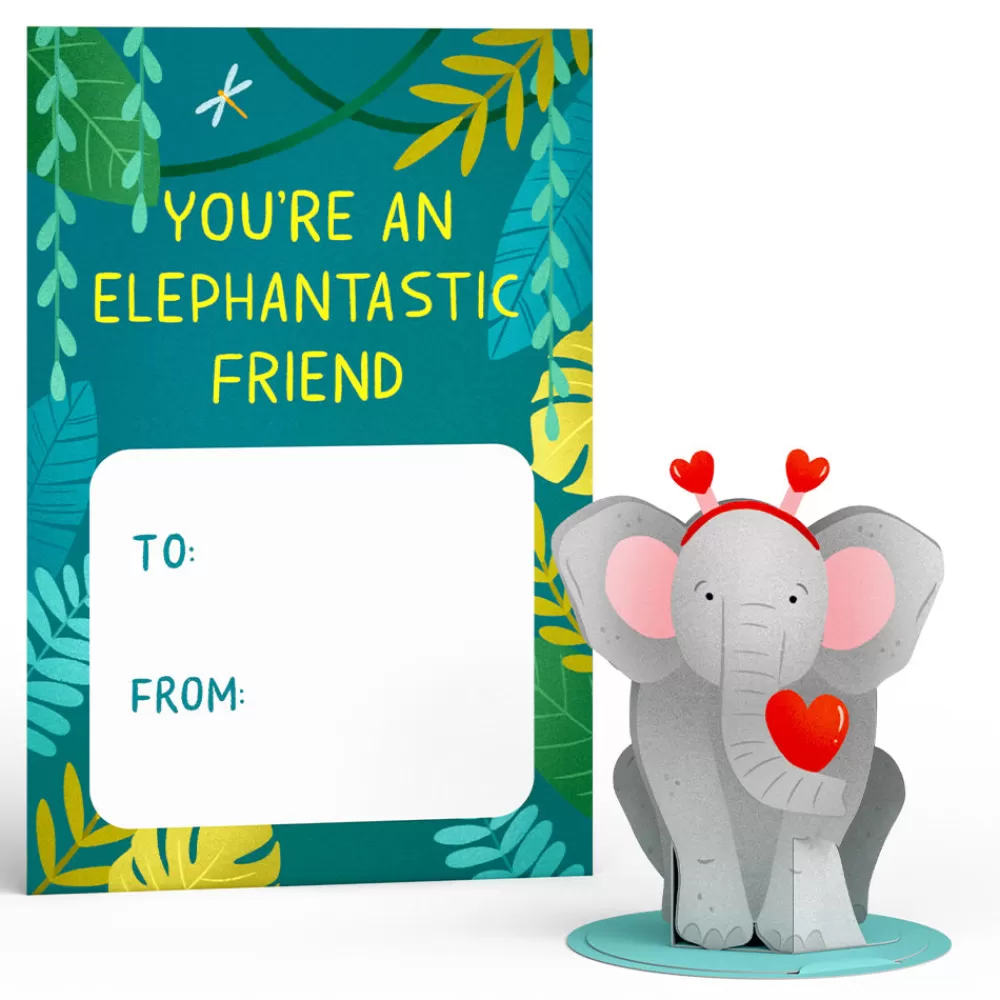 Lovepop Valentine'S Day 2/14 | Kids | Valentine’s Day Safari Assorted Cards Kids Classroom 24-Pack