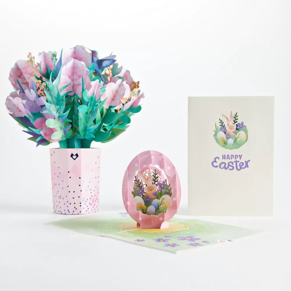 Lovepop Card & Gift Bundles | Easter 4/20 | Watercolor Rose & Easter Egg Bundle
