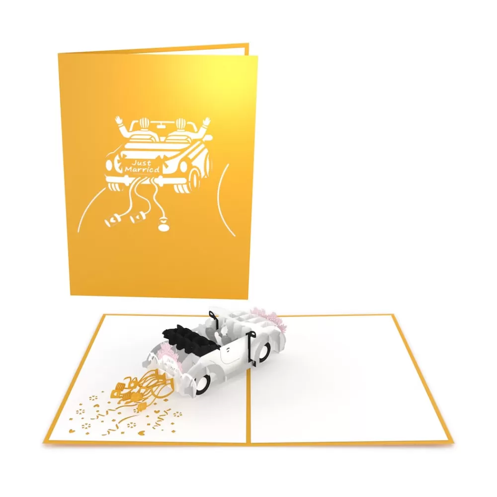 Lovepop Greeting Cards | Wedding | Wedding Car Grooms Pop-Up Card