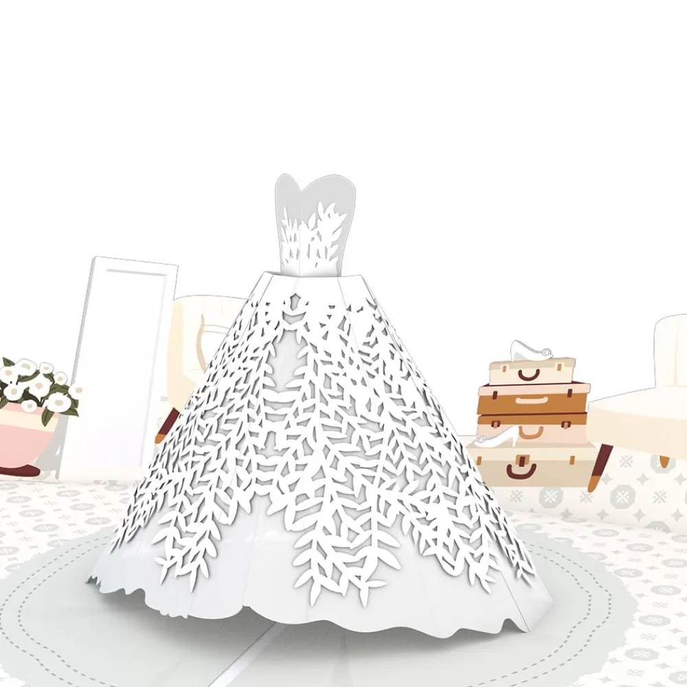 Lovepop Congratulations | Wedding | Wedding Dress Pop-Up Card