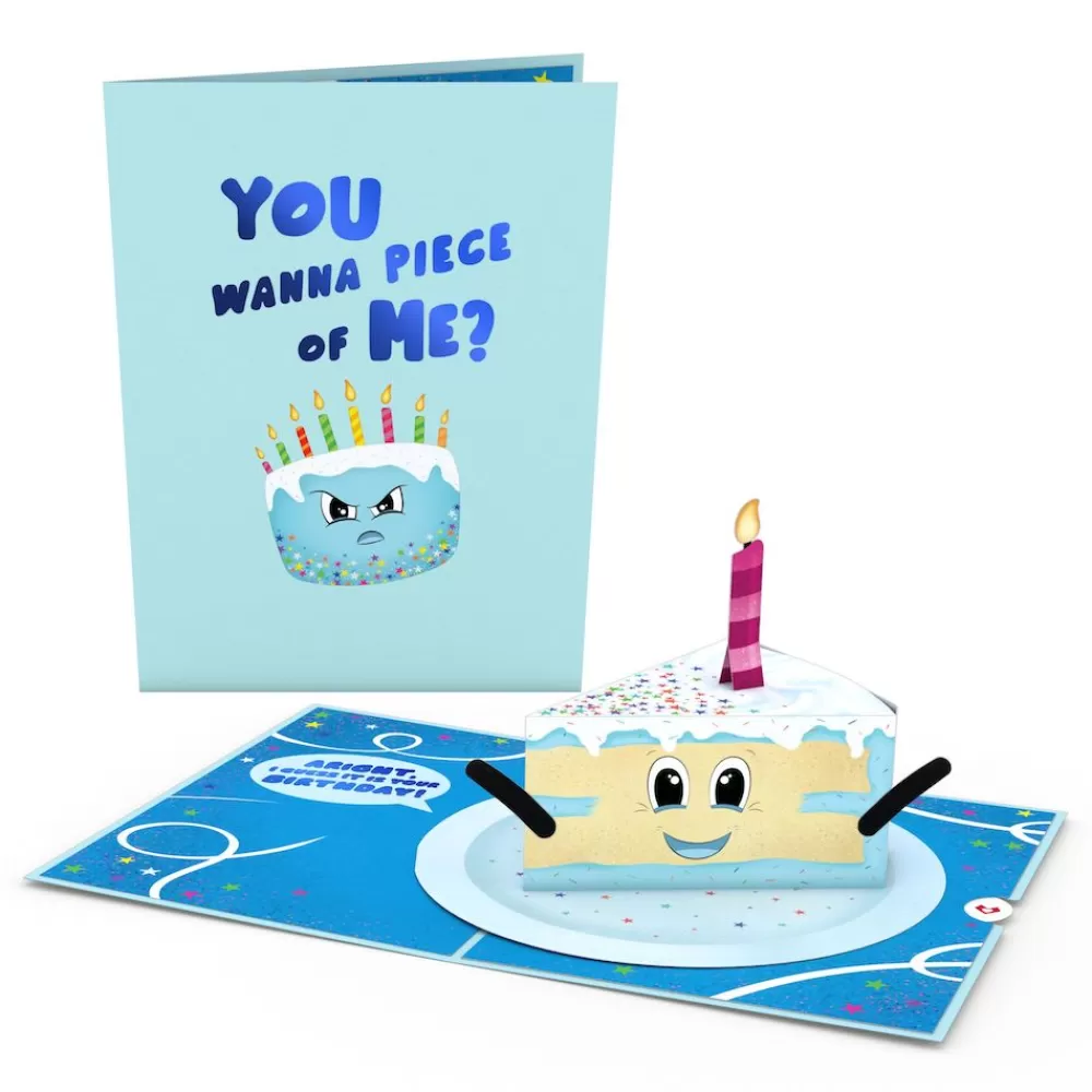 Lovepop Birthday | Whimsical Birthday Cake Slice Pop-Up Card