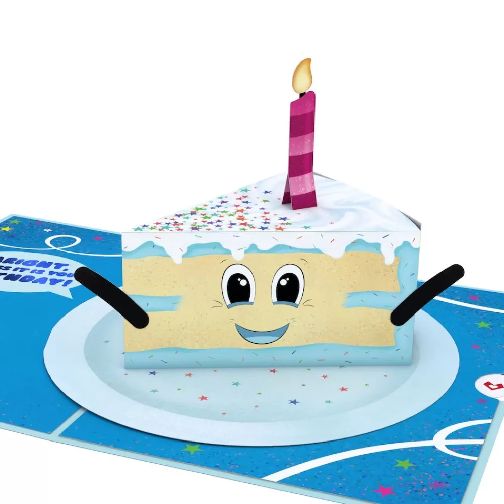 Lovepop Birthday | Whimsical Birthday Cake Slice Pop-Up Card