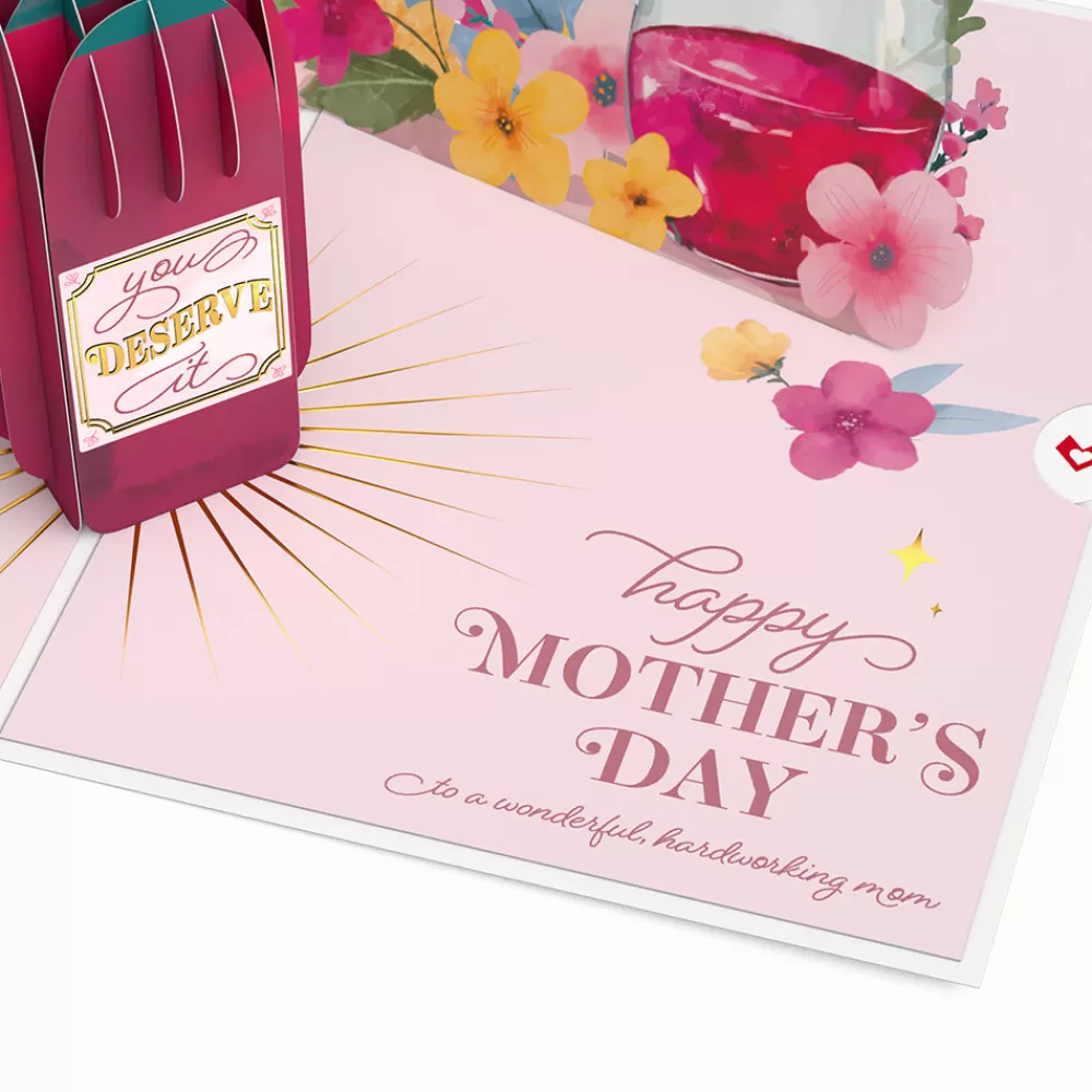 Lovepop Greeting Cards | Mother'S Day 5/11 | Wine Down and Relax Mother's Day Pop-Up Card