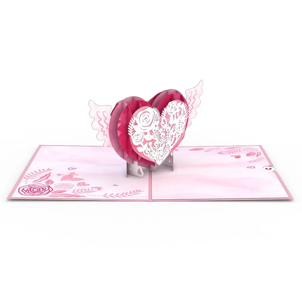 Lovepop Greeting Cards | Anniversary | Winged Heart Pop-Up Card