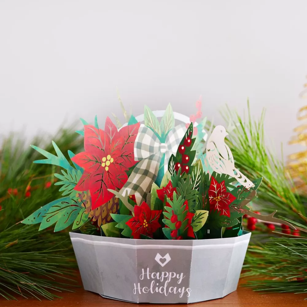 Lovepop Christmas 12/25 | Winter Flower Basket Decoration