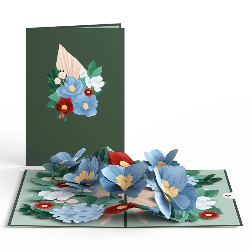 Lovepop Christmas 12/25 | Winter Frosted Botanicals Pop-Up Card