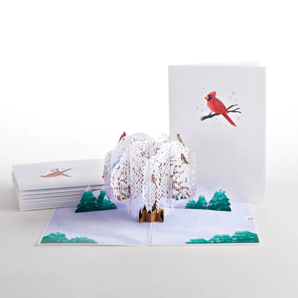 Lovepop Value Packs | Winter Willow Tree Birds 12-Pack