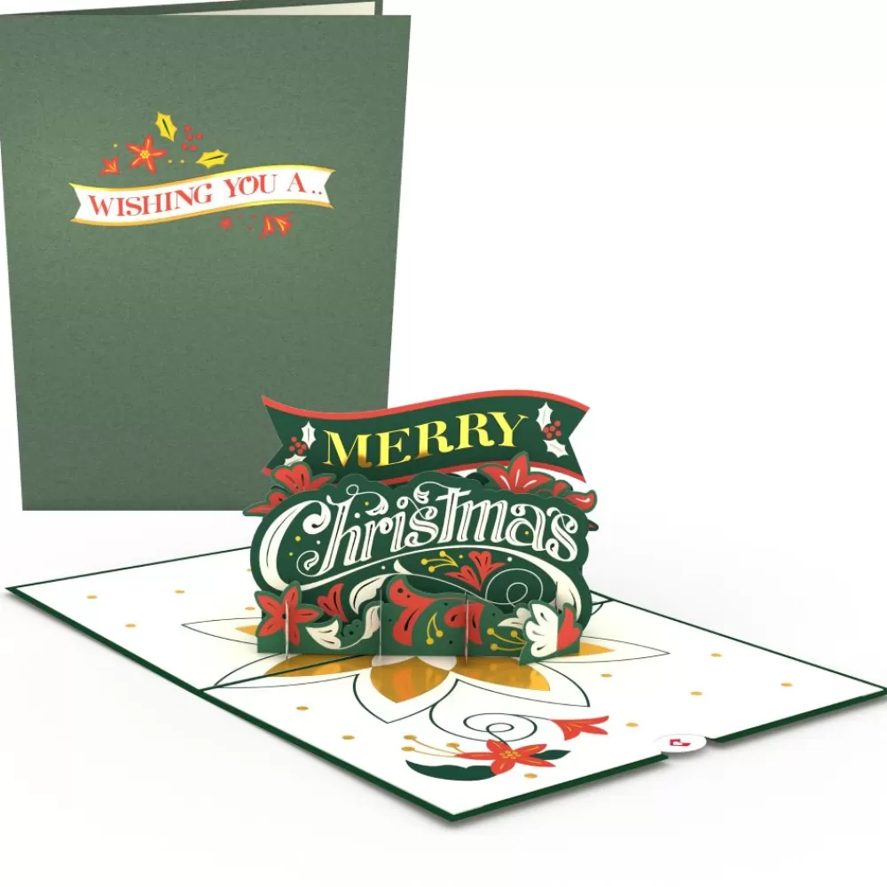 Lovepop Christmas 12/25 | Wishing You a Merry Christmas Pop-Up Card