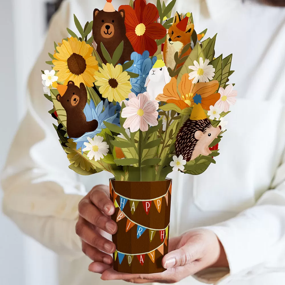 Lovepop Pop-Up Bouquets | Decor | Woodland Birthday Party Bouquet