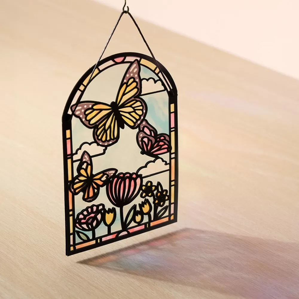 Lovepop Suncatcher Cards | Decor | You Are So Loved Butterflies Suncatcher Card