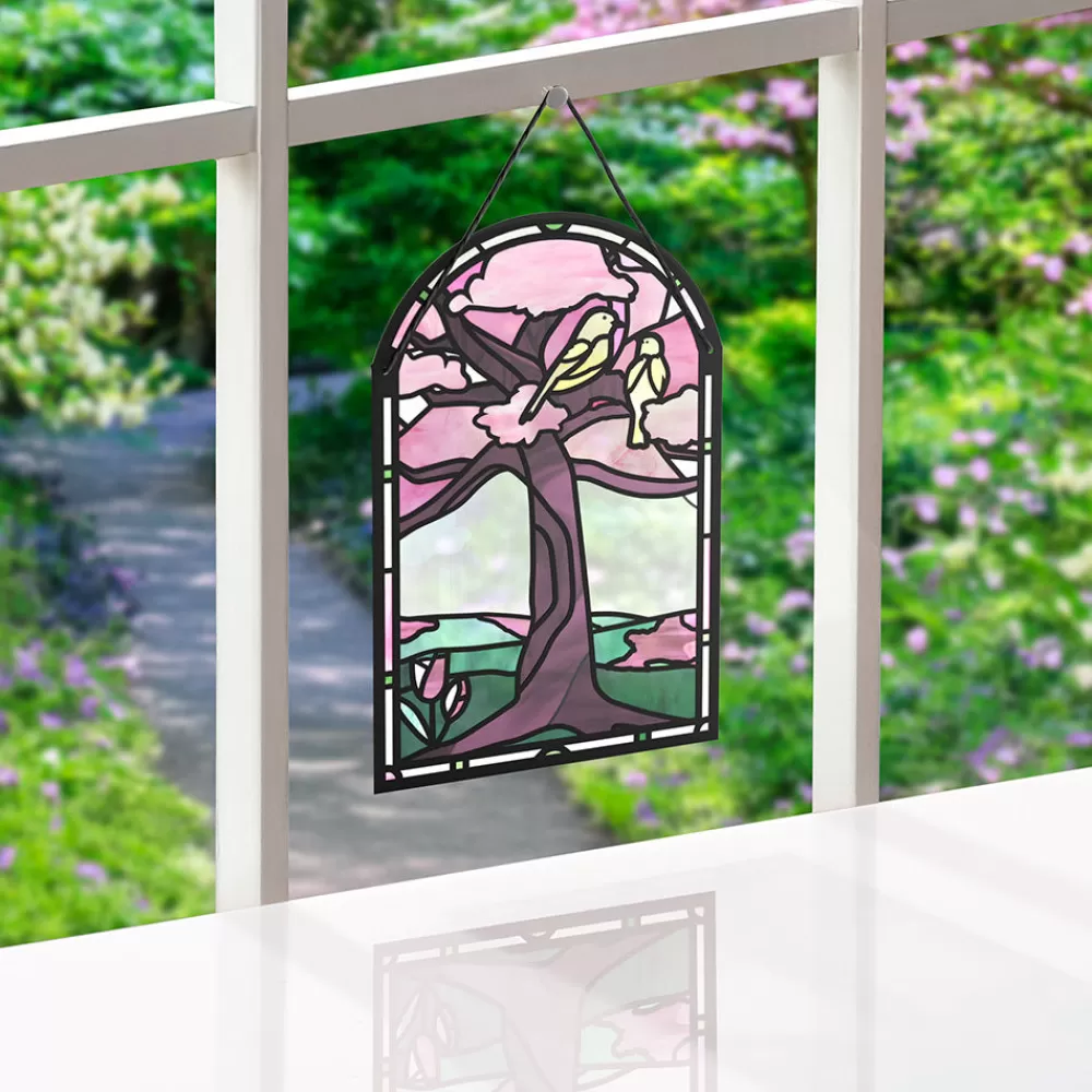 Lovepop Suncatcher Cards | Just Because | You Brighten My World Birds Suncatcher Card