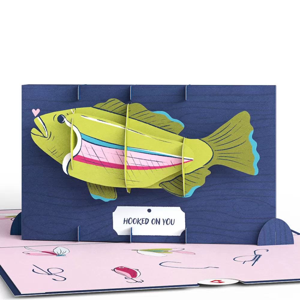 Lovepop Greeting Cards | Valentine'S Day 2/14 | You’re a Reel Catch Fish Pop-Up Card